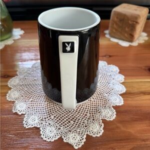 Playboy x Femlin porcelain handled Mug HMH Pub Co Inc Black & White Vintage